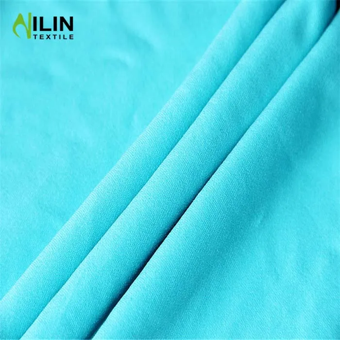 DTY Knitted Fabric Plain Dye Fabric for Garment