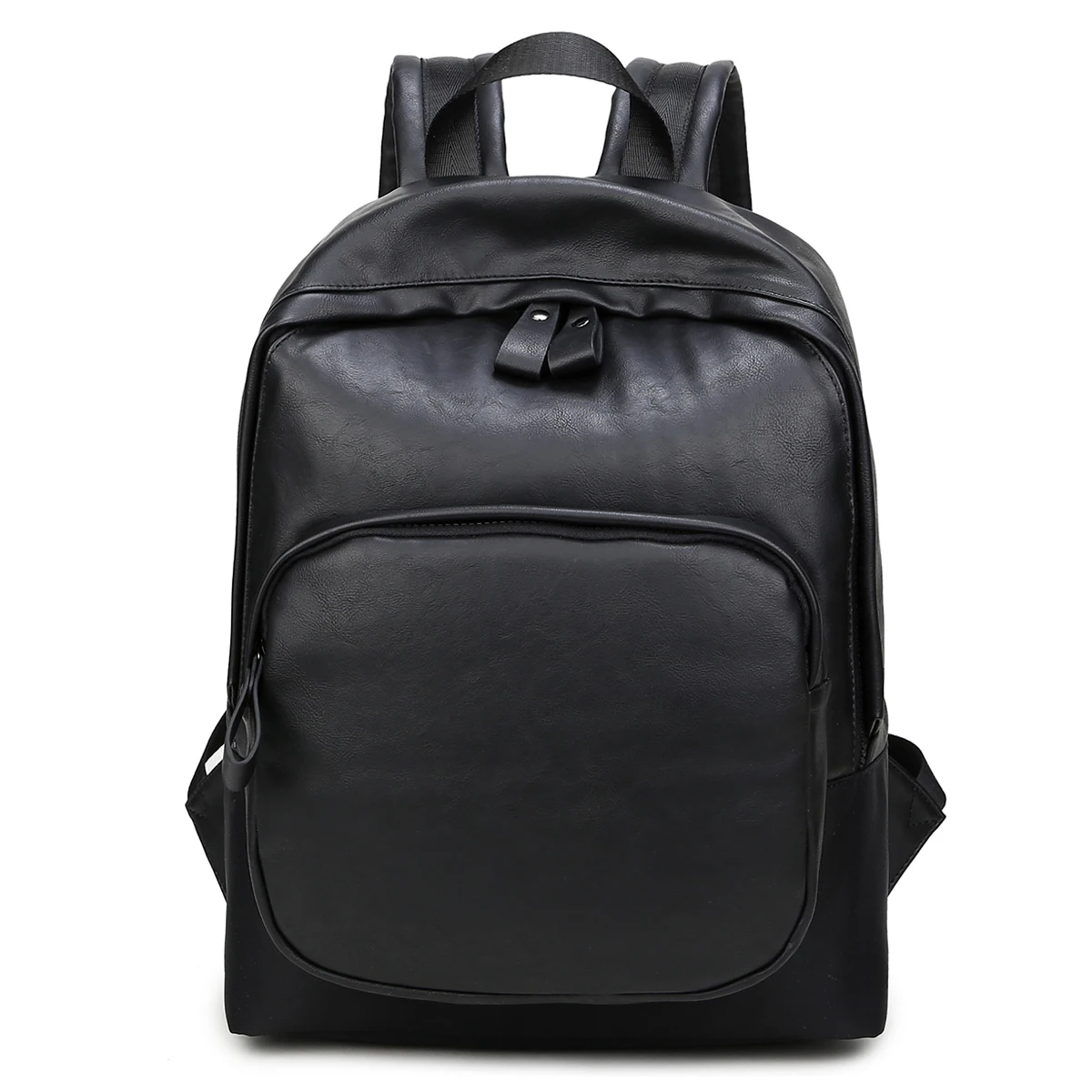 Amazon.com: Mochila de cuero negro para ordenador portátil para hombres  escuela universidad Bookbag para mujeres estudiante mochila : Electrónica