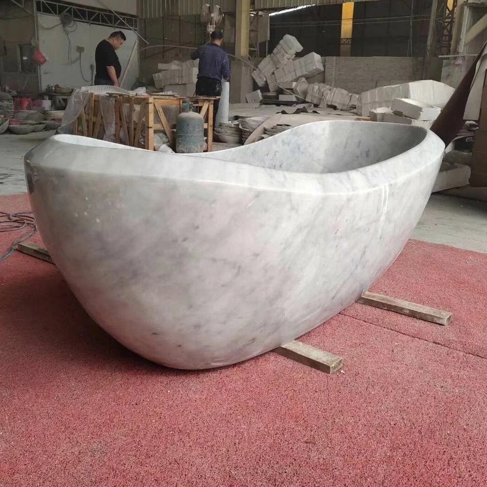 Factory China natural stone bath tub marble stone bathtub