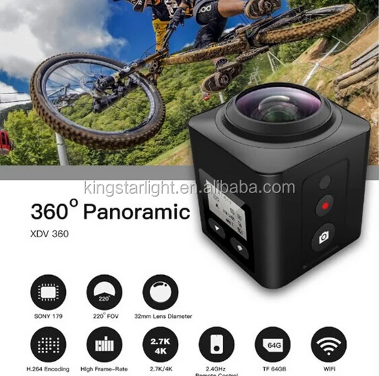 4k 360 wifi panoramic camera ultra