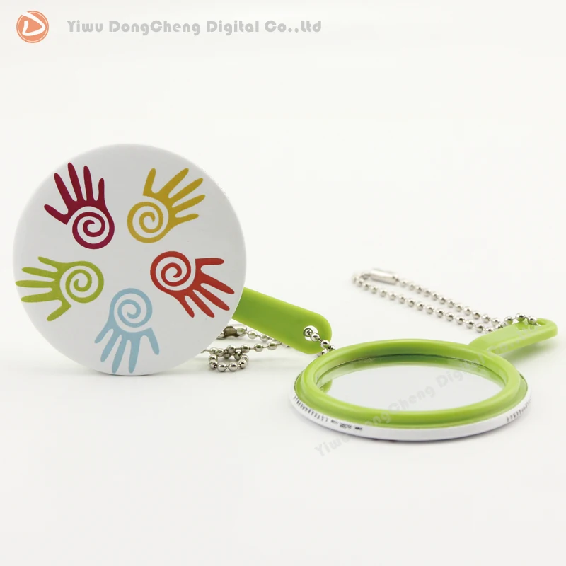 DIY Mirror Keychain Making Component of Wholesale 58mm Mirror Button Badge Maker KeyChain Material