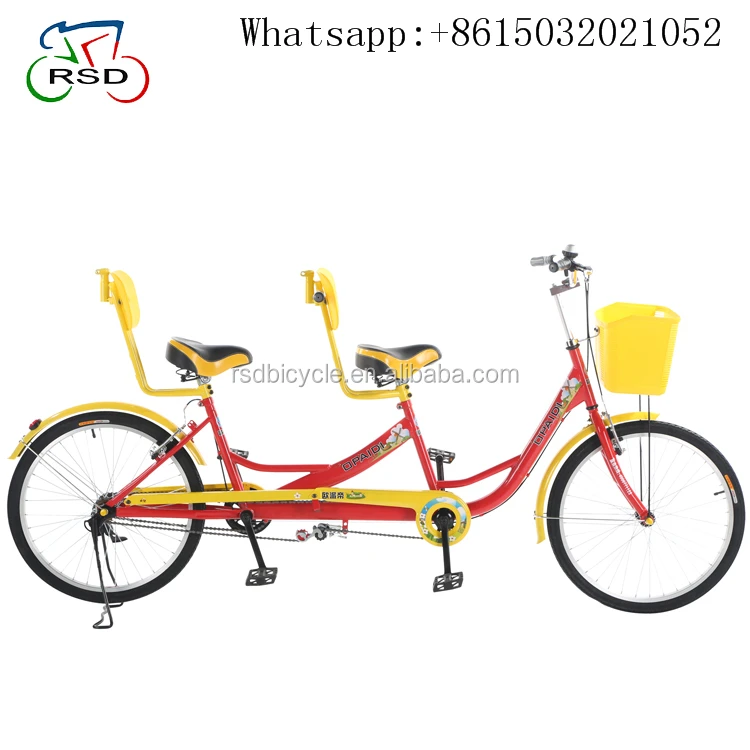 two person bicycle seat