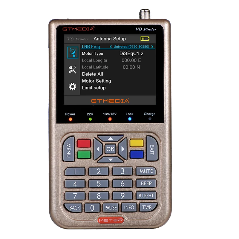 
Gtmedia V8 finder same as freesat finder hd DVB-S2 Satellite Finder MPEG-4 satlink ws-6906 h.265 show video 