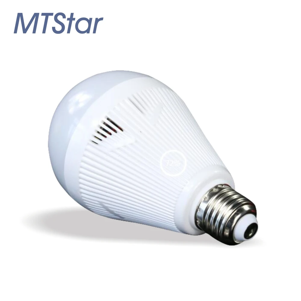 spherical panoramic smart light bulb monitor