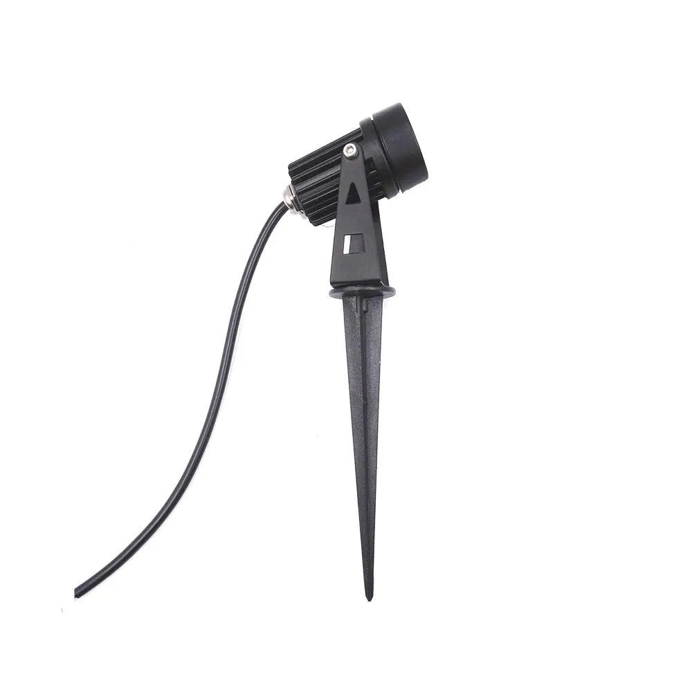 Наружные водонепроницаемые вставные садовые точечные светильники для газона, светодиодный прожектор с шипами 3 Вт