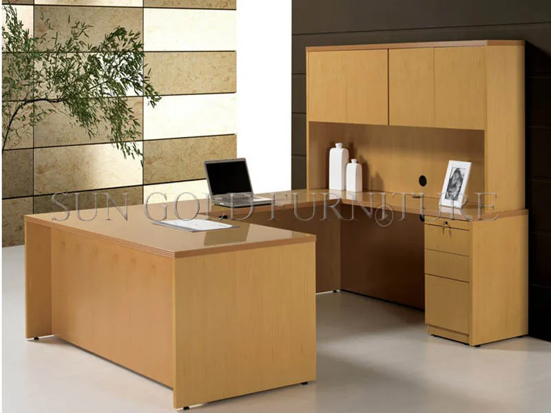 2022 Executive Corner Desk U Shape High Quality Wooden Office Table