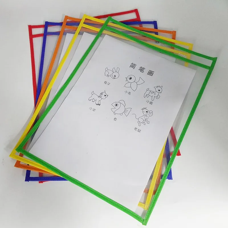 dry erase pockets (10 x 13)-reusable