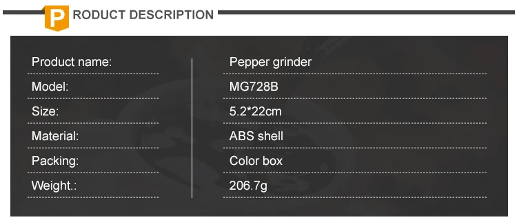 New Style Manual 2 in 1 Salt and Pepper Mill for Sale