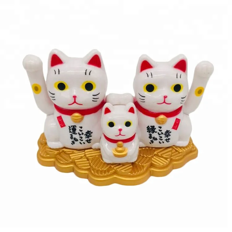 
 Новая пластиковая танцевальная игрушка lucky cat на солнечной энергии для автомобиля  