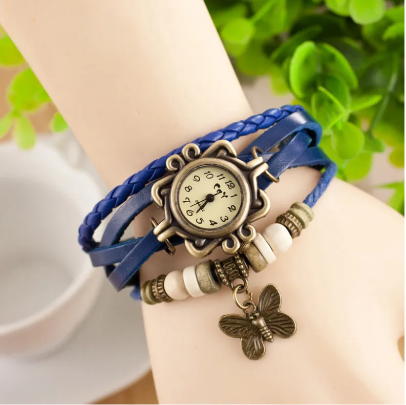 Shop Our Wholesale Price for Cheap Leather Watch Women Retro Watch