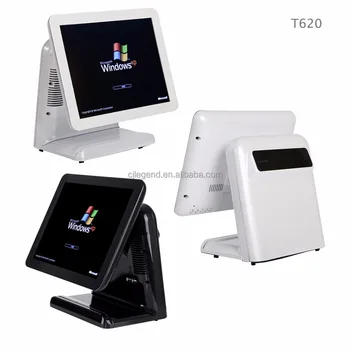 Black / White Core i5 i7 15 inch all in one touch screen POS tablet pos terminal PC windows 10 / 7