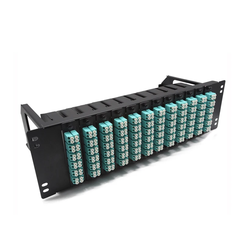 
 Max 96 Lc волокна 1U 48 портов Utp Cat 6 Патч-панель  