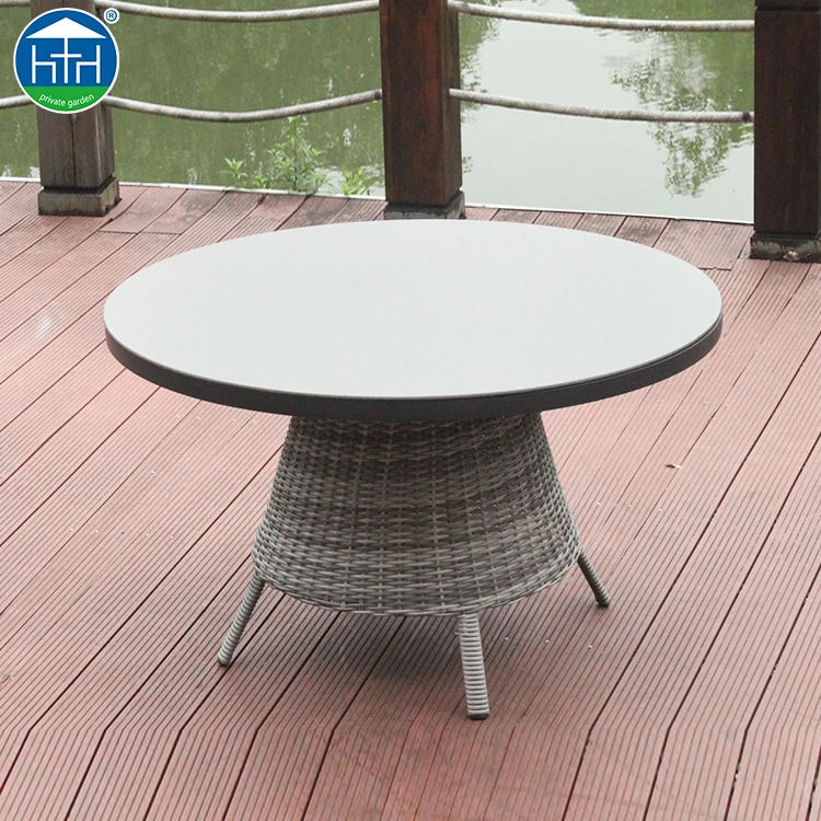 Wicker Table and Chair s 4 Seat Patio Furniture Balcony Outdoor Table Set Rattan Garden Dining Set