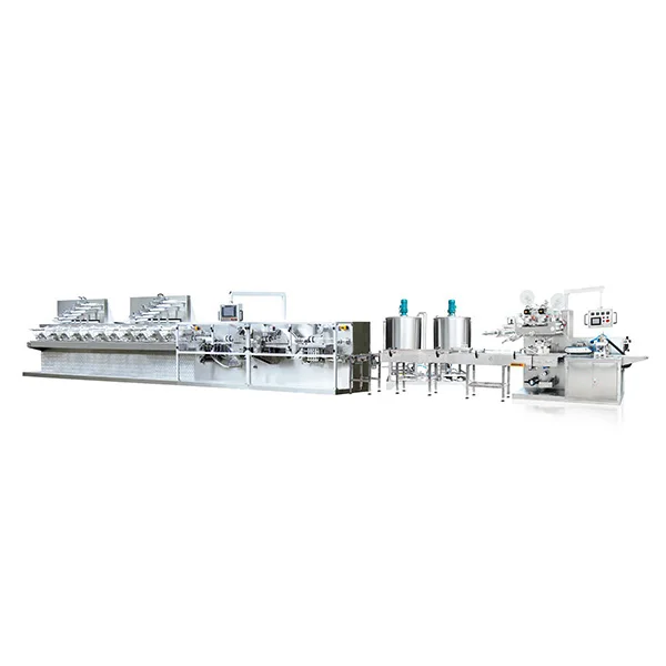 Dachang Complete Set Wet Wipe Production Line with Lid Applicator Machine CE Passed