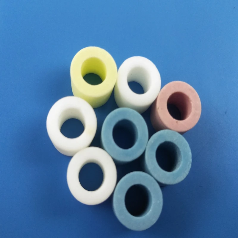 95 Al2o3 Glazing Ceramic Feedthrough Insulator Fine Alumina Beads For