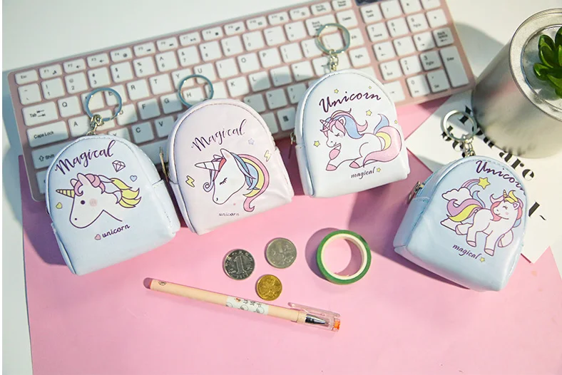 Новый креативный мини-кошелек с милыми животными кошелек для девочек детей студентов мультяшный брелок