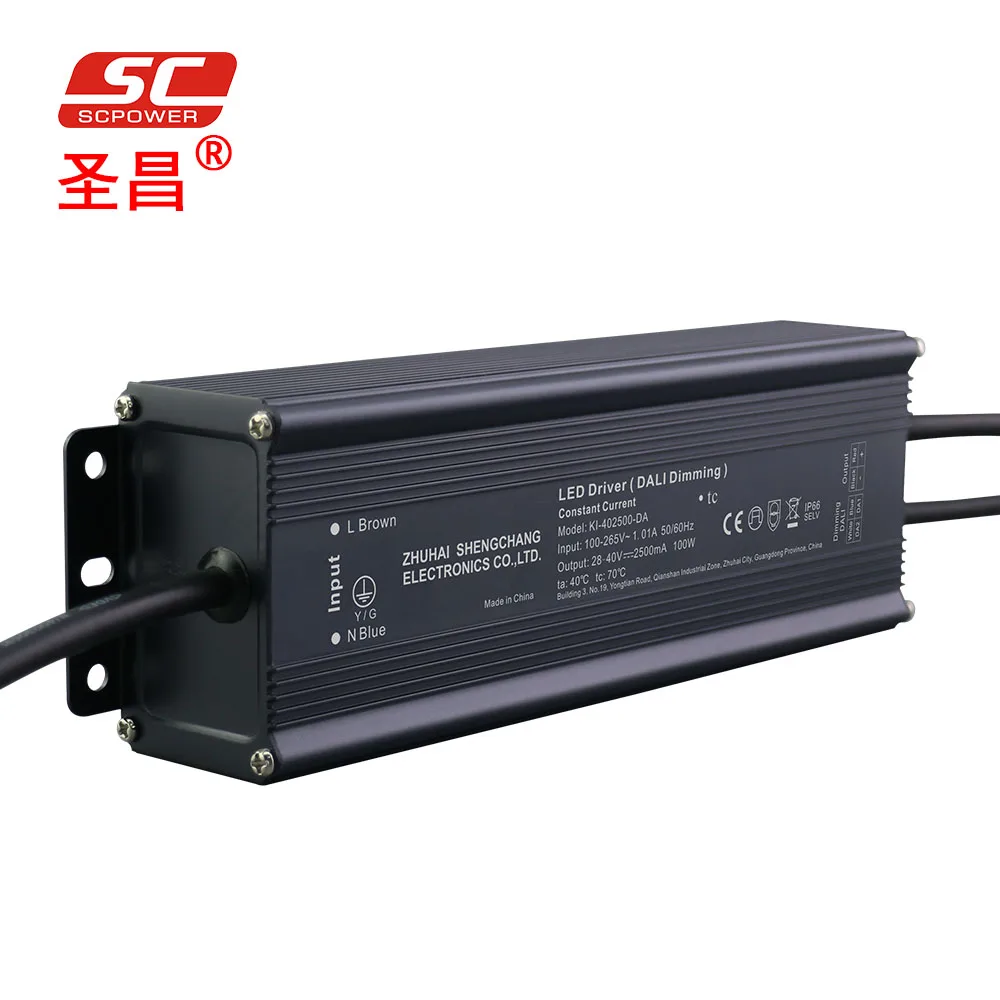100w Dimmable Led Driver Transformer DALI Digital Dimmable Lighting Led  Dimmable Driver