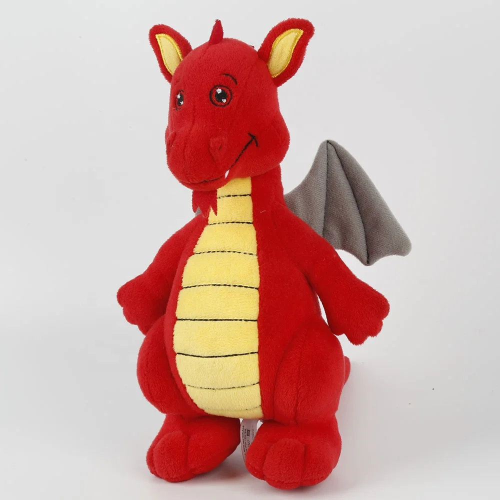 Customizable Fiery Dragon Stuffed Animal Toy Super Soft Plush with PP Cotton Filling High Quality