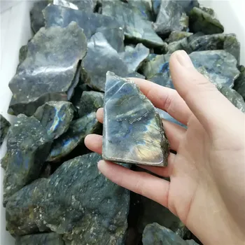 Top quality Natural polished Labradorite piece stone for gift labradorite rough For Sale