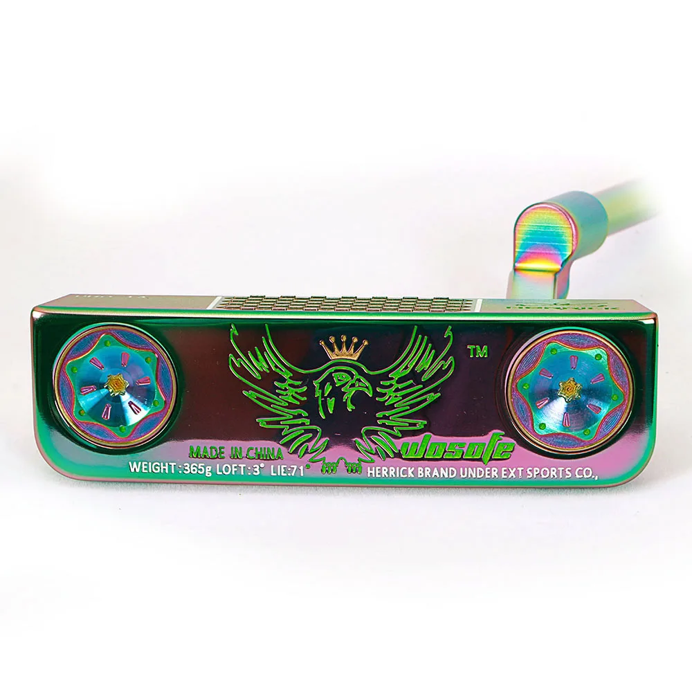 
Цветной Мужской стальной вал для правой руки, CNC путтер высокого качества, клюшка для гольф-клубов 