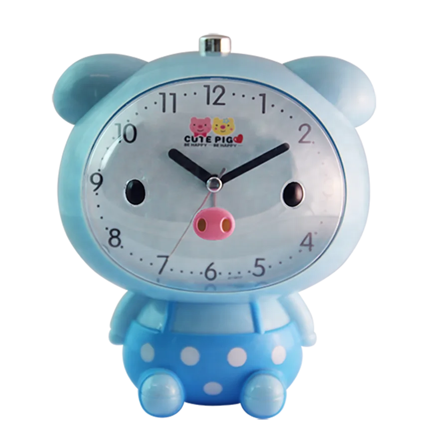 Large Owl Shape Table Clock With Melody & Bell Alarm Voice & Light