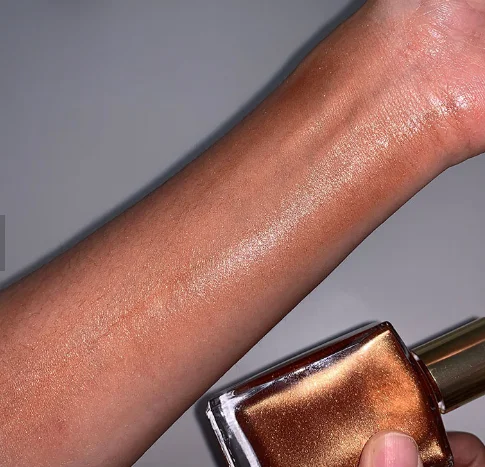 Free Sample Professional Makeup Born to Glow Liquid Illuminator Bronze Body Shimmering Oil