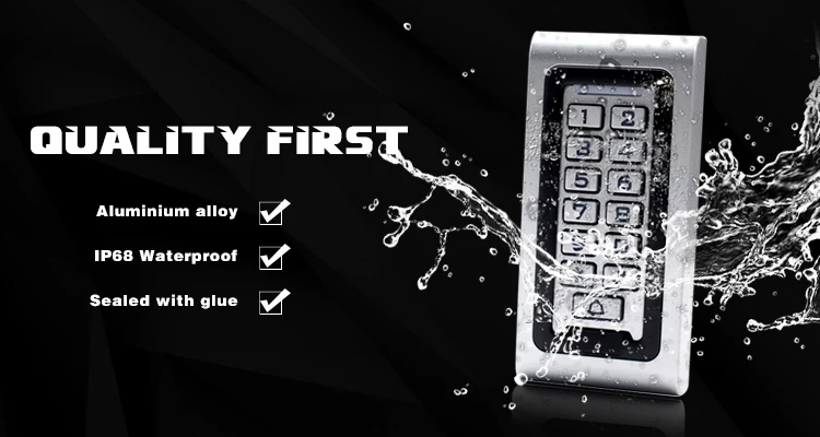 IP68 Waterproof Standalone Proximity Access Control Reader 125khz ...