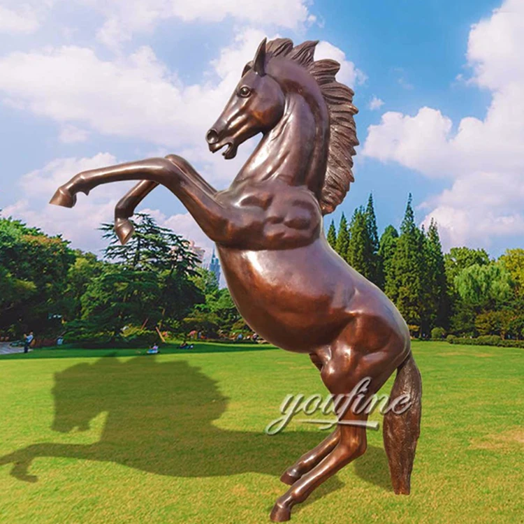 Outdoor Life Size Bronze Horse Statue for Garden