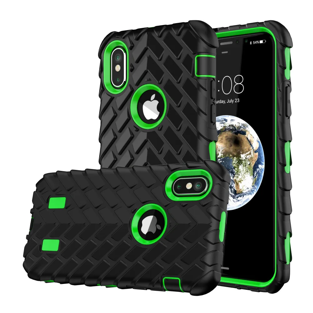 Capa De Silicone Para Iphone,Capa Protetora Completa Para Iphone X,360,Xr ,Xs,Max,7,8,5,6s,Dupla Camada De Pneu,Capa Dura,Estilo Híbrido - Buy Case  For Cell Phone Camo Tpu Case Stock Case,Mobile Phone Case For Iphone X High