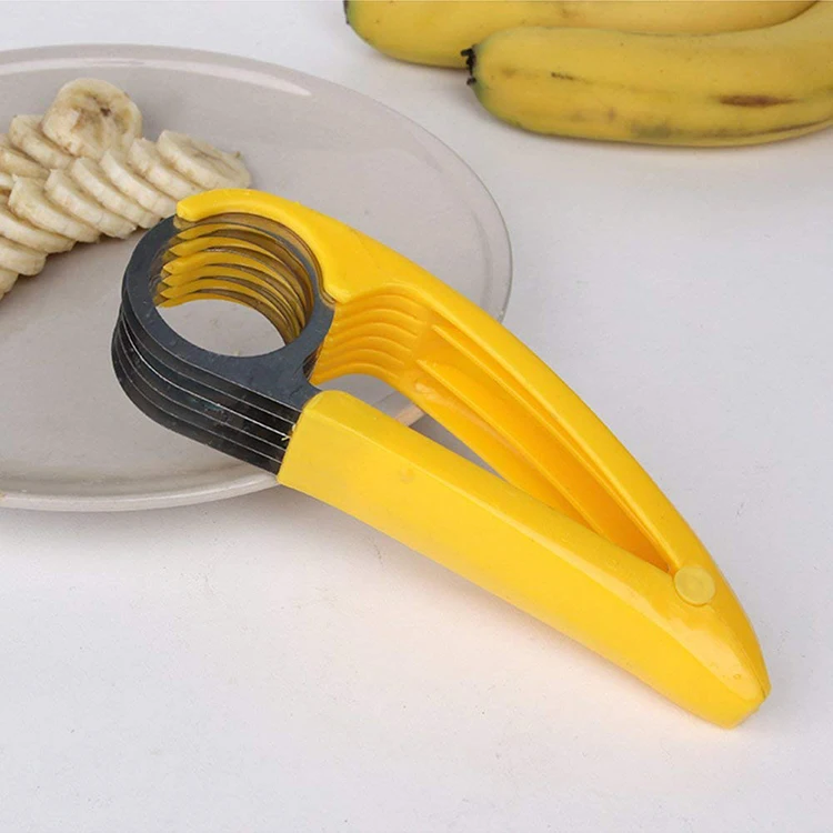 2 Pieces Banana Cutter, Plastic Banana, 304 Stainless Steel Banana Cutter, Kitchen  Tool