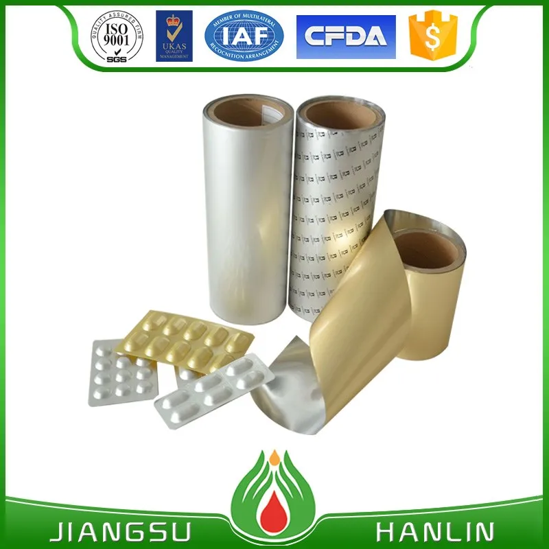 3 Layers OPA AL PVC Alu Alu Bottom Foil for Pharmaceutical Packaging