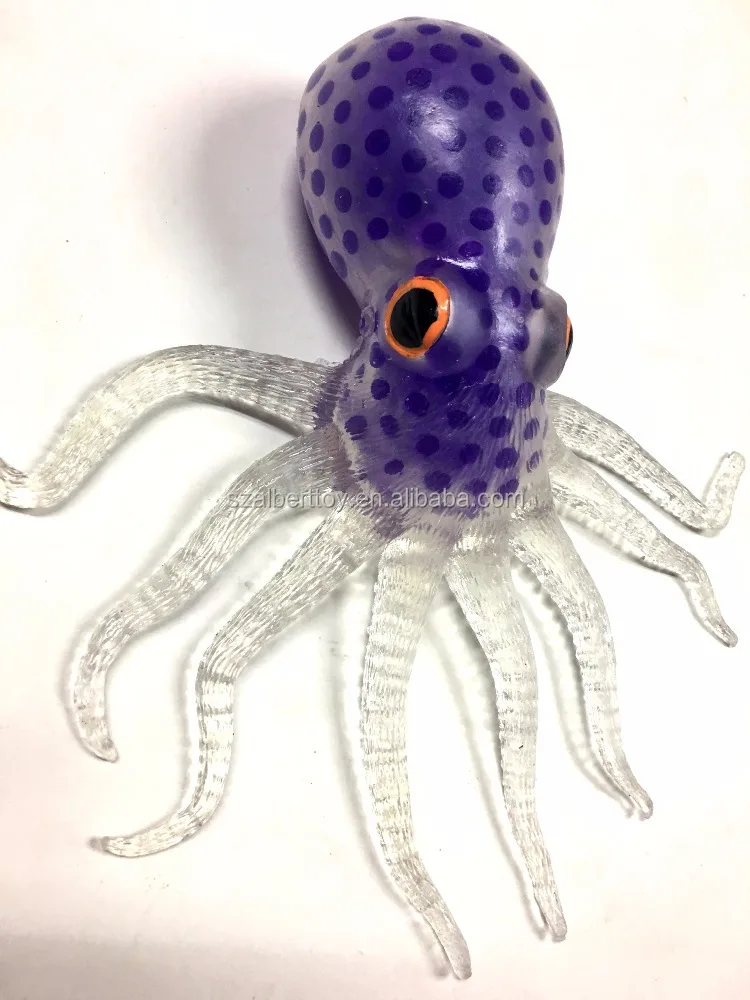 Sea Life Flashing Animals Sticky Octopus Toy