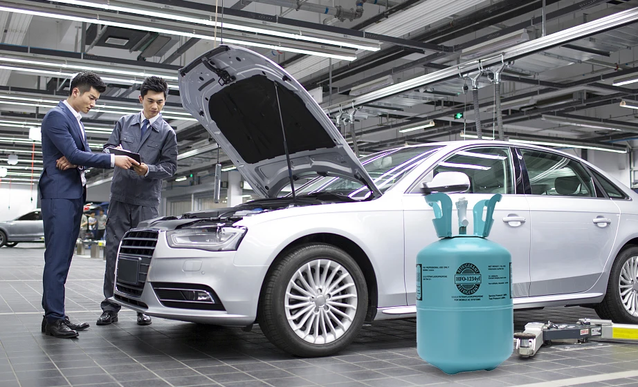 R1234yf газообразный хладагент