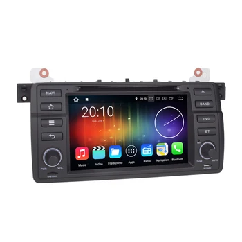 7inch capacitive screen android 10.0 car radio audio car gps navigation for car bmw e46