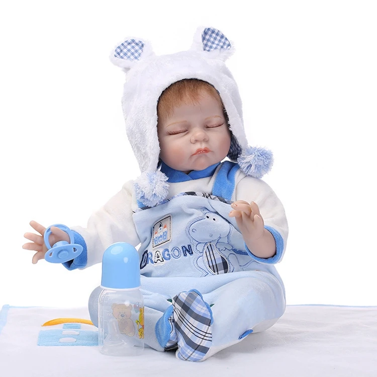 Boneca Bebê Reborn Dormindo Kaydora Sleeping Rabbit 55 cm Lifelike Reborn  Baby - Miami Outlet Importados