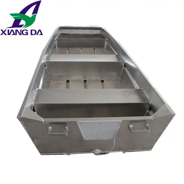 CE Certificate Cheap 10ft Flat Bottom Aluminum Fishing Boat Panga Boat Wooden Deck Boat