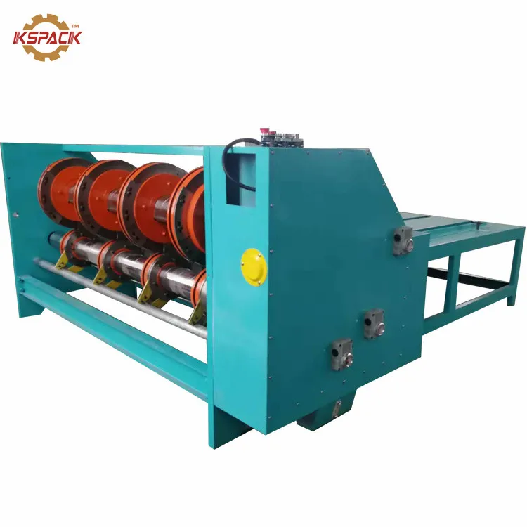 Manual Feeder Type Small Box Making Rotary Slotter Machine Carton