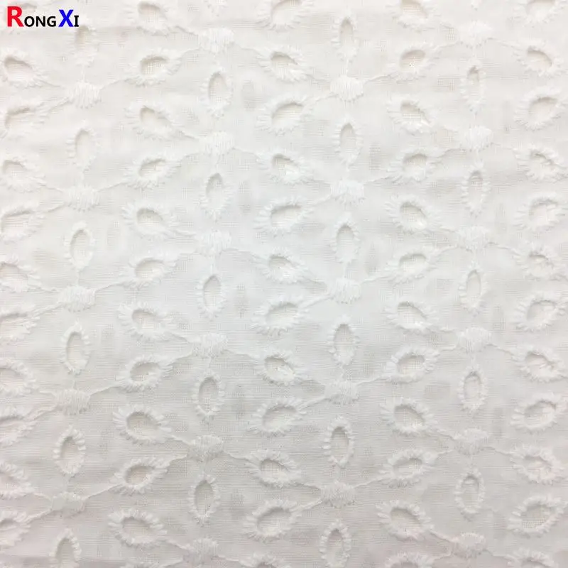 
 RXF0463 хлопчатобумажная ткань с ушками, 100% хлопчатобумажная кружевная ткань, хлопчатобумажная кружевная ткань  