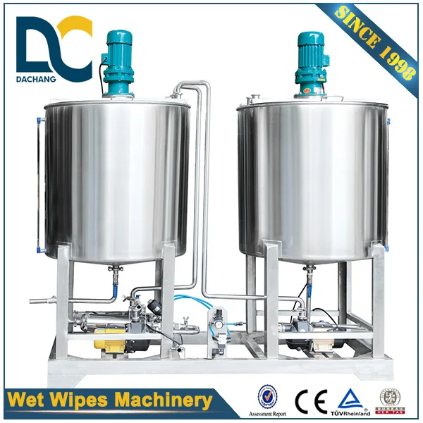 Dachang Complete Set Wet Wipe Production Line with Lid Applicator Machine CE Passed