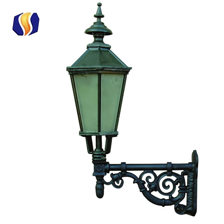 Открытый антикварной угол настенный светильник сад стены фонарь