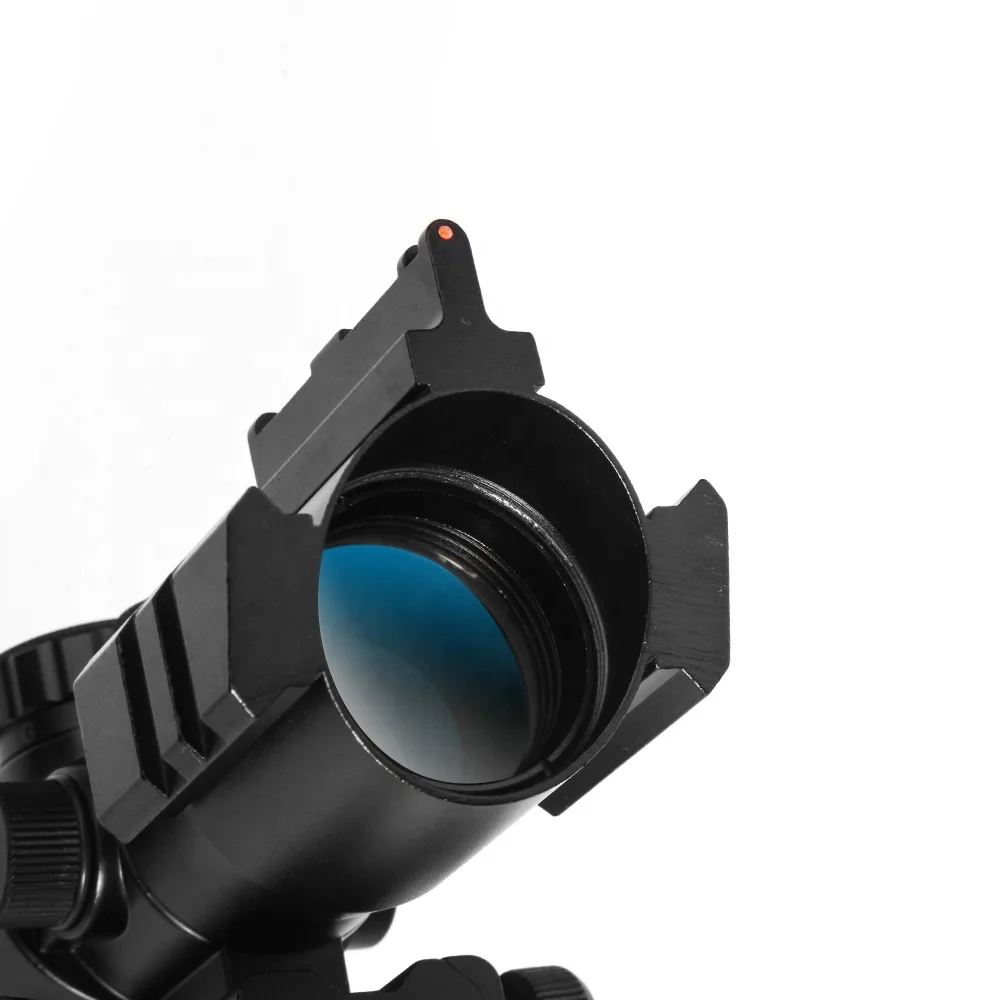 Hunting Scope Red Dot Reflex Fiber Optic Sight RGB