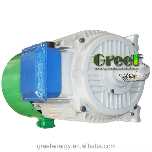 Mini Hydro Electric Permanent Magnet Generator 12kw 300rpm with Low Rpm and 3 Phase Ac Generator