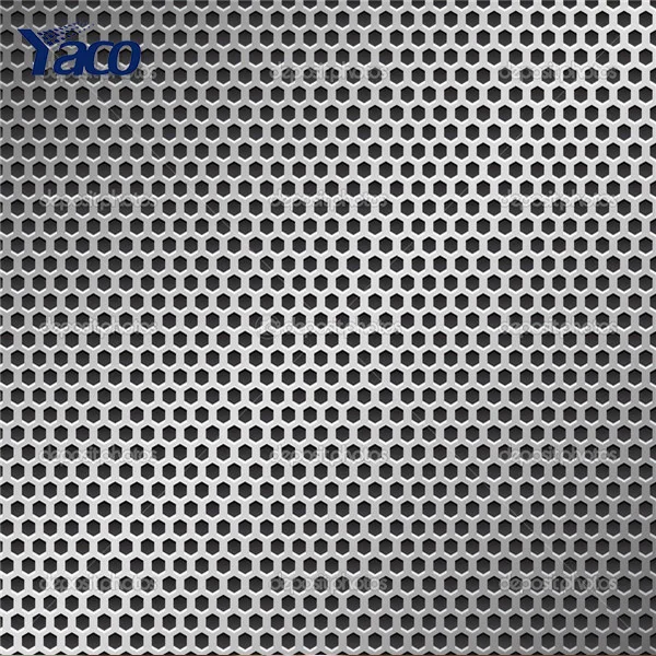 Perforated Wire Mesh Walkway Punching Metal Mesh Round Hole Mesh