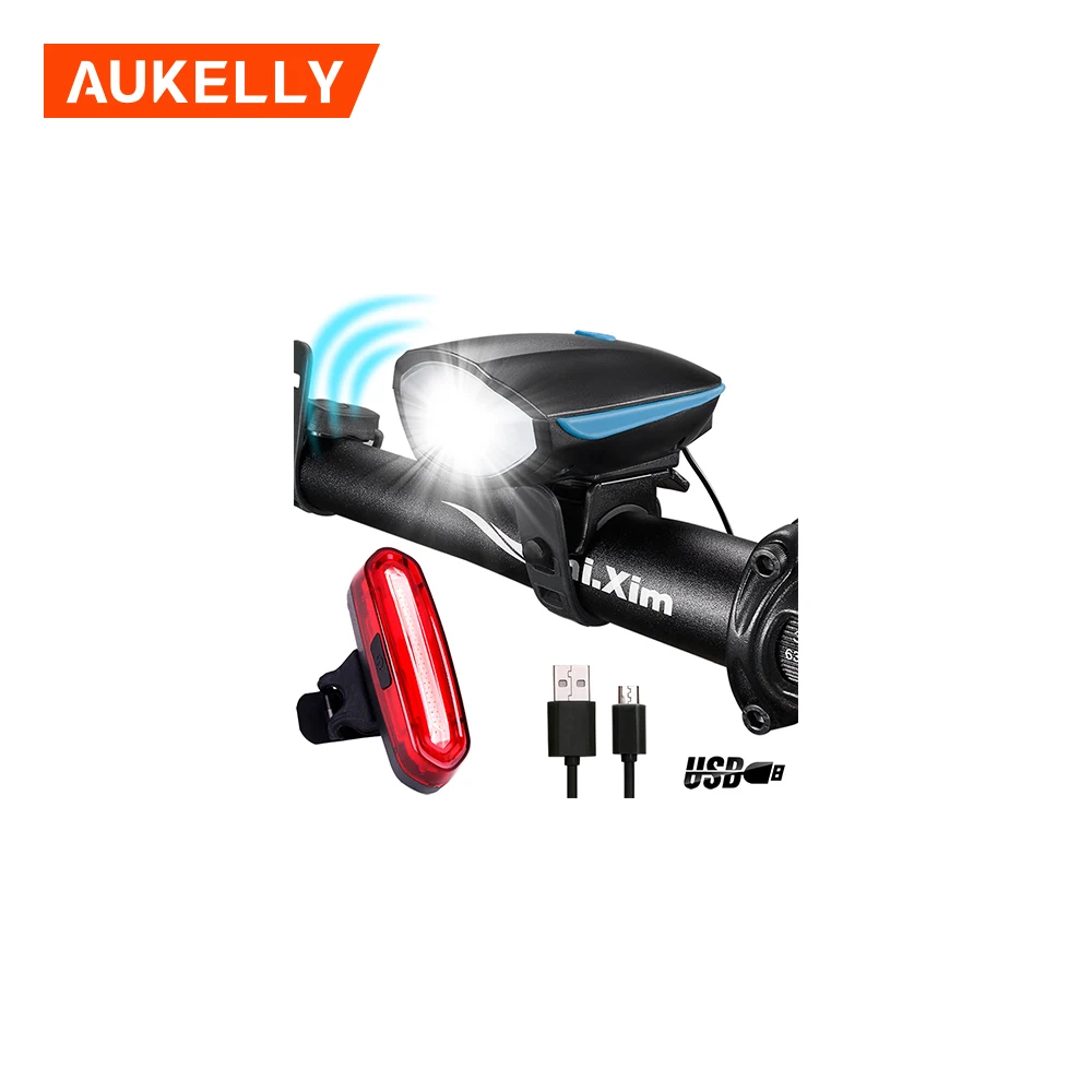 
Светодиодный велосипедный фонарь с громкоговорителем, аккумулятором и зарядкой от USB, велосипедный фонарь с громким звуком, велосипедный фонарь 500 люмен 