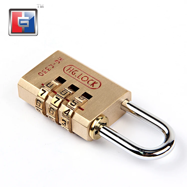 brass luggage lock