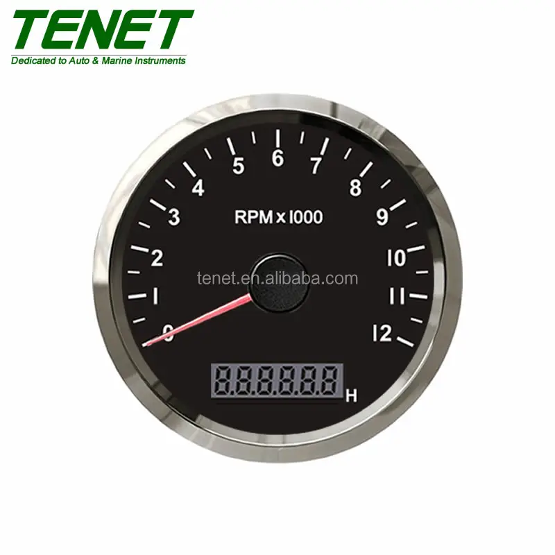 Морской Тахометр счетчика оборотов 3000/7000/8000/12000 об/мин 85 мм