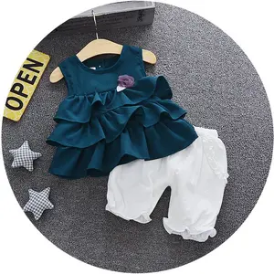 Factory High Quality Summer Cheap Newborn Baby Children's Clothing Set with Chinese Manufacturer