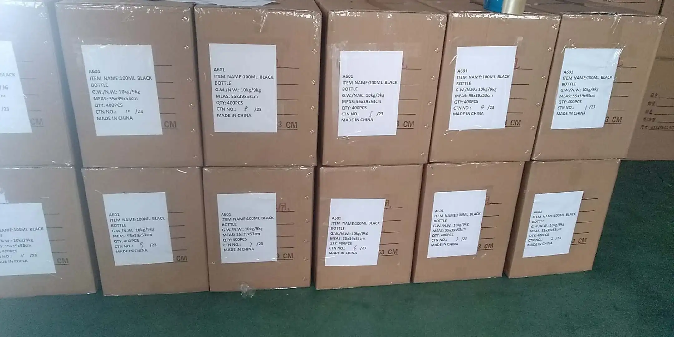 refillable 200ml clear pet plastic square trigger sprayer bottle