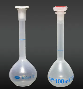 Лабораторная прозрачная пластиковая мерная колба высокой точности, 10 мл, 25 мл, 50 мл, 100 мл, 250 мл, 500 мл, 1000 мл