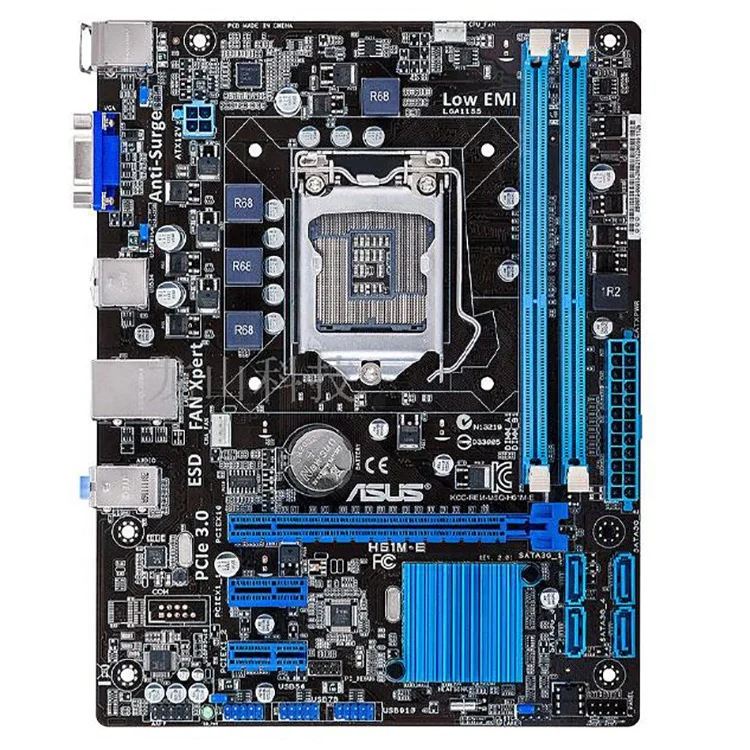 Quad-core Motherboard for Asus H61M-E